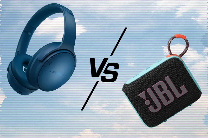 Noise-cancelling headphones vs a bluetooth speaker