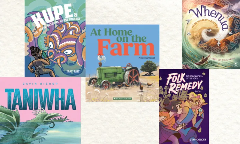 Five book covers all in the running for best illustrations.