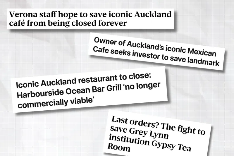 headlines about restaurant closures