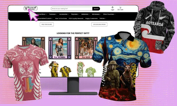 Pacific-inspired products sold by online retailer Polynesian Pride