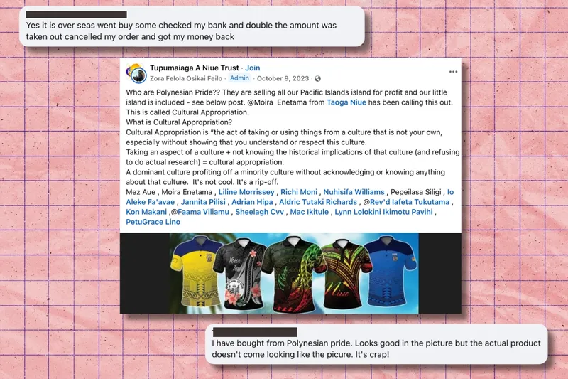 Complaints about Polynesian Pride on Facebook
