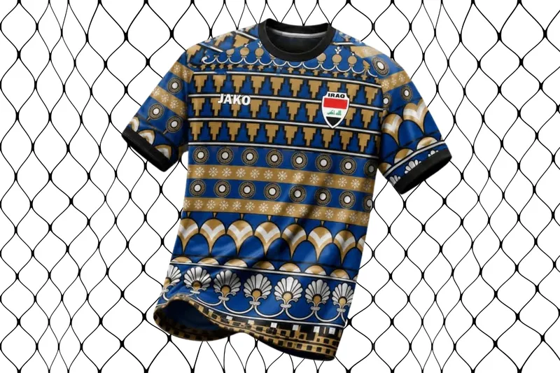 Iraq's warm up shirt