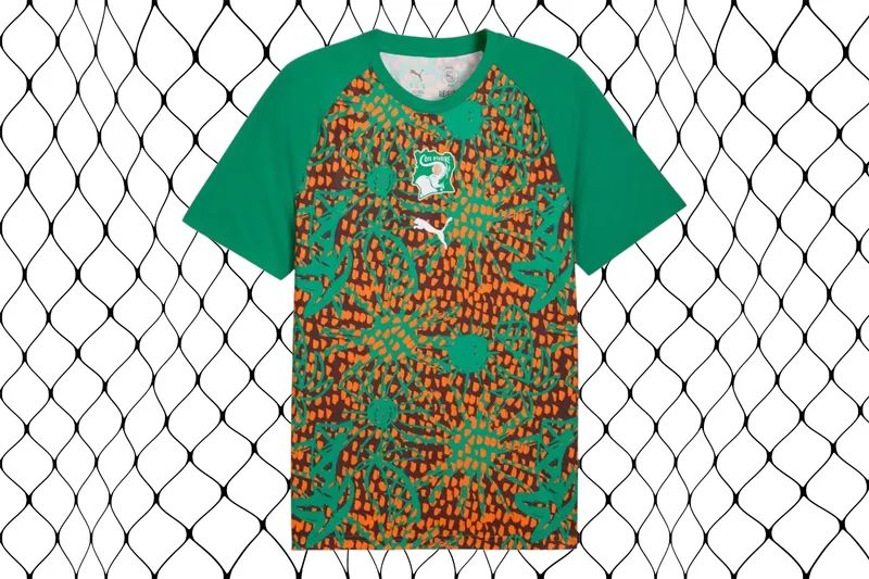 Côte d'Ivoire pre game jersey