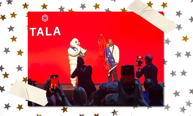 Tala chef Chef Henry Onesemo at the Michelin Awards