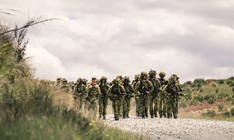 Recruits at Waiouru Army Camp (Supplied by NZ Defence Force))