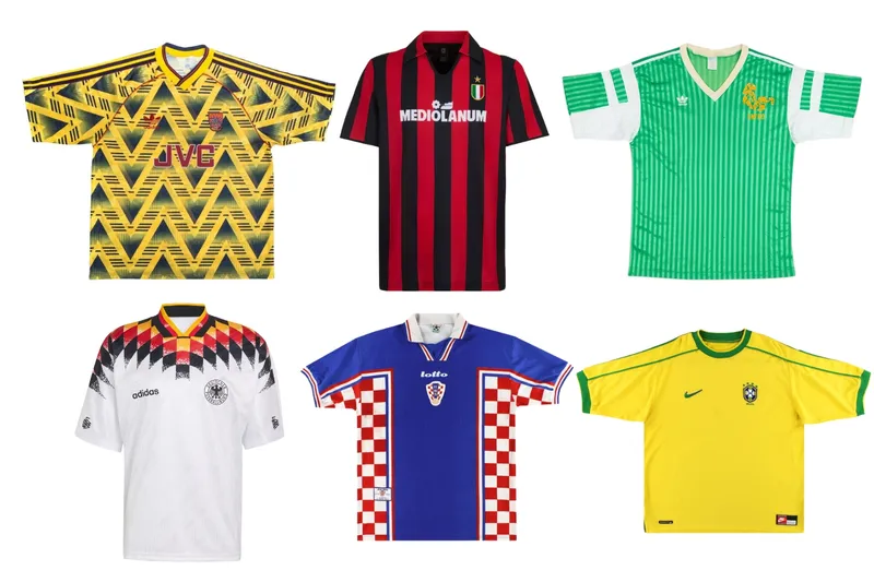 Vintage football shirts