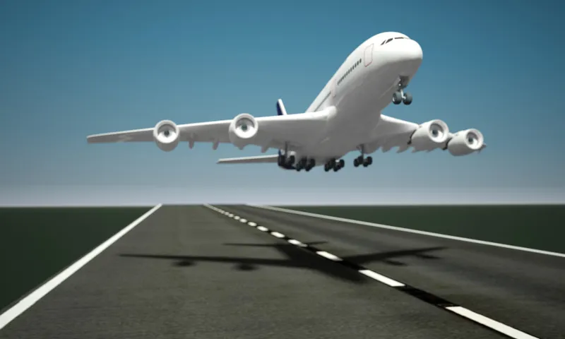 Plane taking off