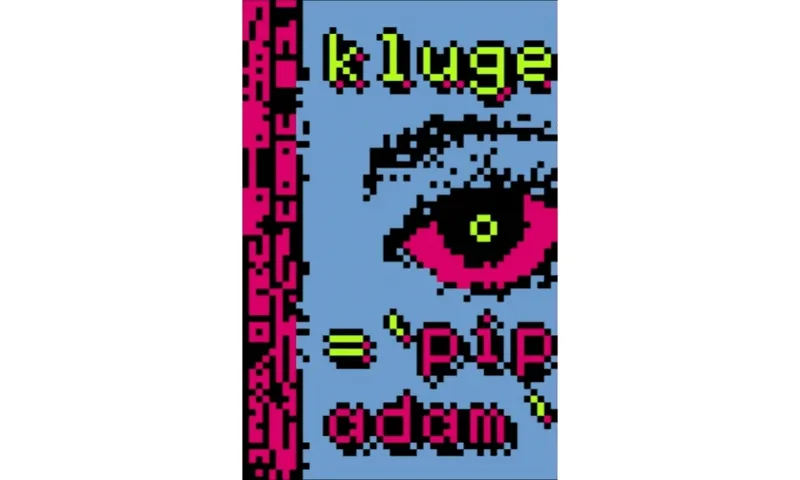 A gif of pip adam's novel kluge which has a cover in four different colourways.