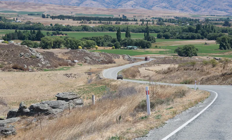 On the slopes of Black’s Hill, near Ophir.