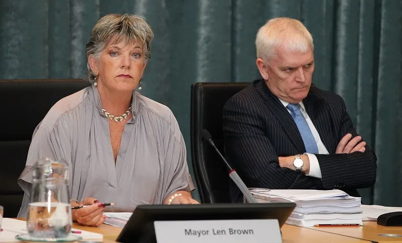HULSE STARES THROUGH THE VEIL AT DEATH'S BONY BECKONING HAND DURING A SPEECH BY A FELLOW COUNCILLOR. PHOTO: GETTY
