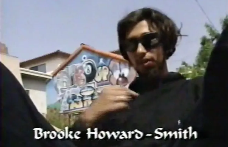 Wearing all black in California, 1997 (Image: Screengrab)