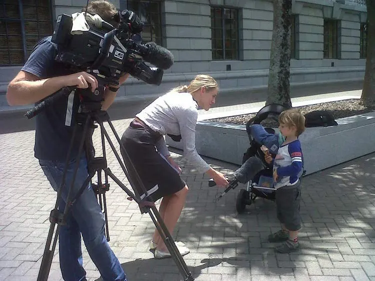 Gareth's son Arlo gives a rare TV interview