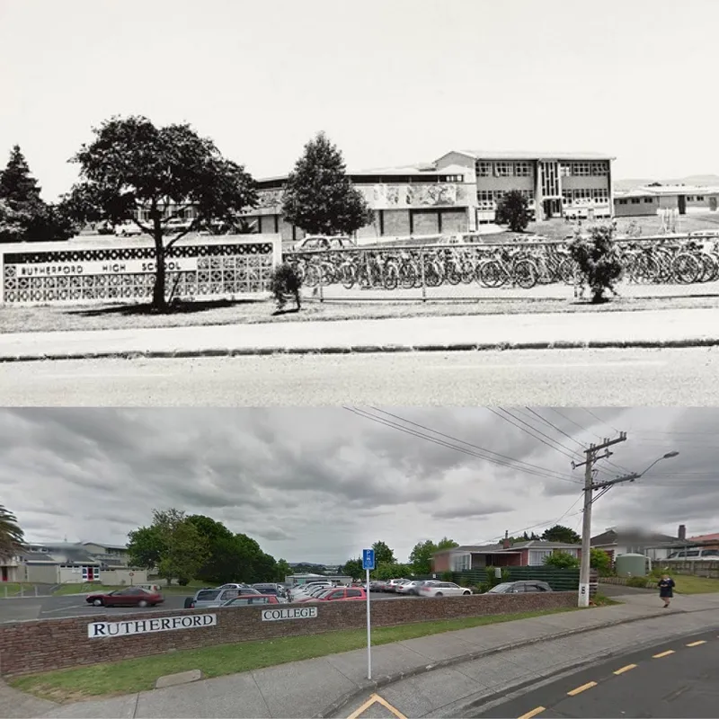 Rutherford College 1973 vs now