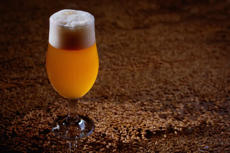 Glass of beer