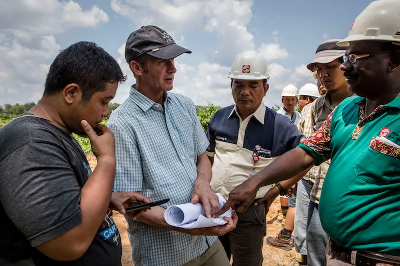Grant Rosoman,  Greenpeace forests campaigner - Global solutions and Acmad Saleh Suhada, Greenpeace Forest Solution C...