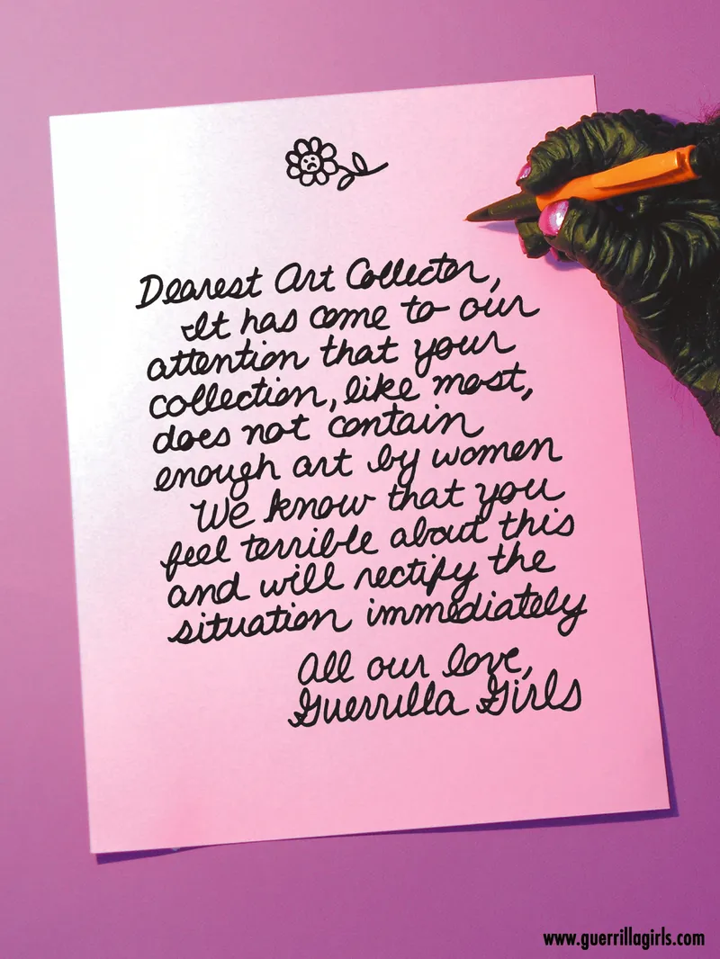 Courtesy guerrillagirls.com