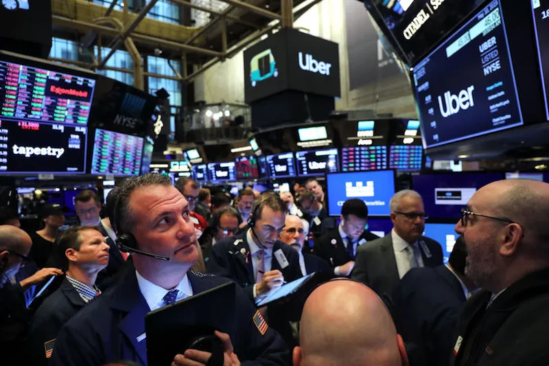 Uber Begins First Day Of Trading At New York Stock Exchange