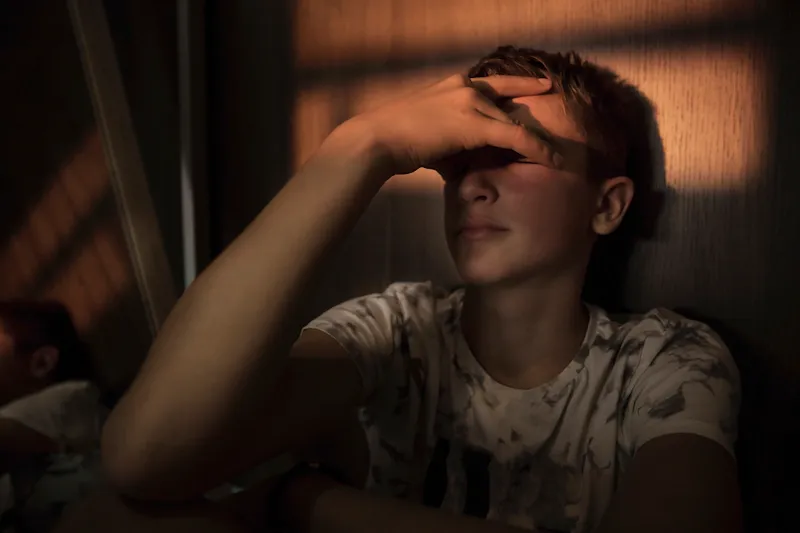 Teenager Boy Under Stress