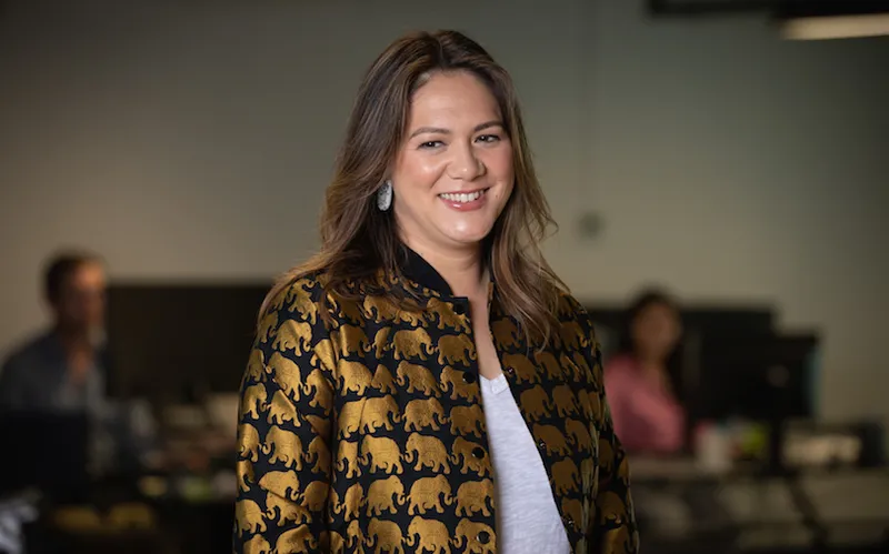 Rhiannon McKinnon, Acting Chief Executive at Kiwi Wealth, New Zealand. 14 April 2021 Photograph by Greg Bowker
