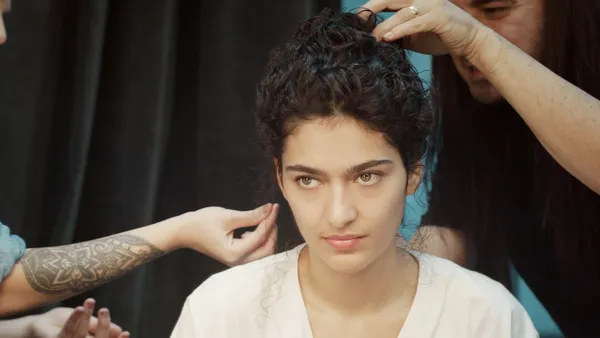 Roxie takes her monobrow into the modelling world