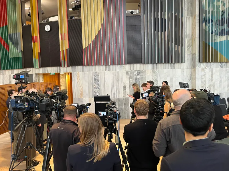 Media pack awaits Luxohn