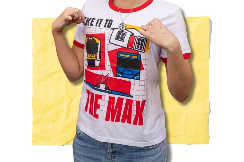 A T-shirt supporting Labour Max Harris merch