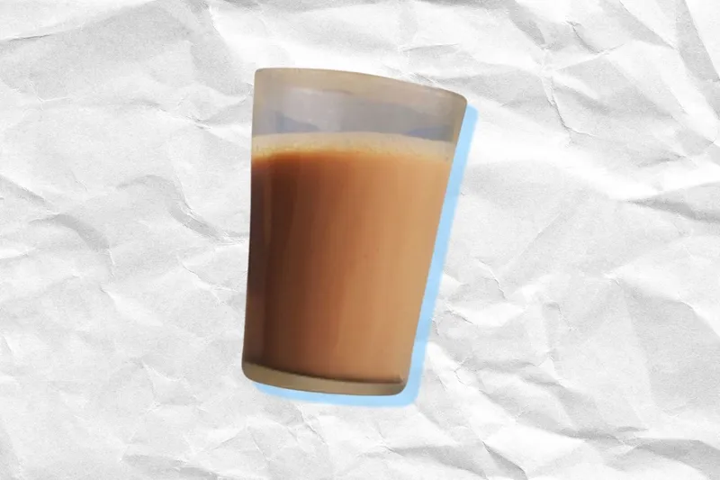 A glass of masala chai