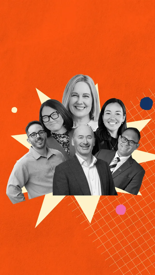 Cut-out black-and-white images of incumbent Labour MP Helen White, list MPs Melissa Lee of National and Ricardo Menéndez March of the Greens, Opportunity leader Qiulae Wong, NZ First’s Sheldon Eden-Whaitiri and Act’s Alex Price over an orange background. Text on top reads, "Why is the Mt Albert electorate so important this election?"