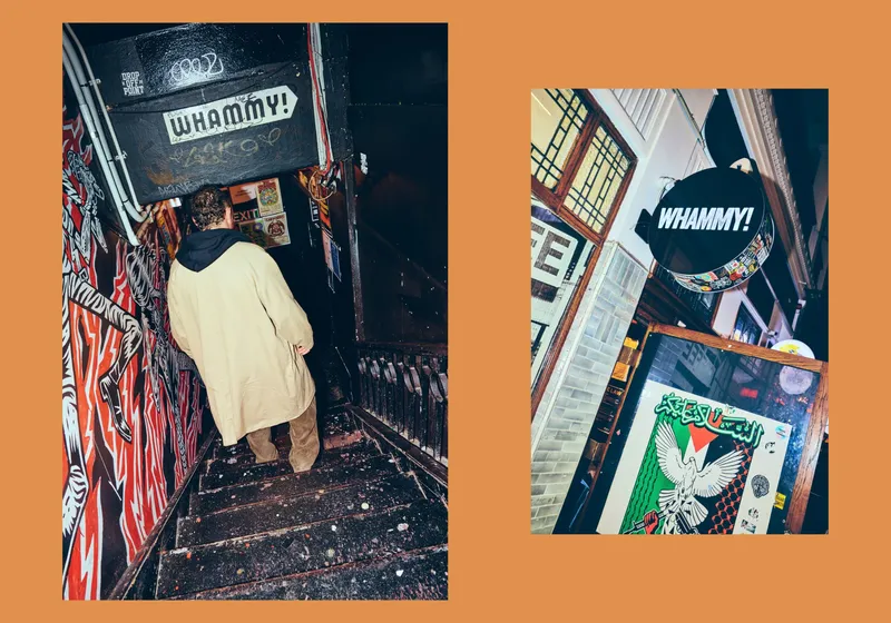 Down the stairs at Whammy Bar on K' Road