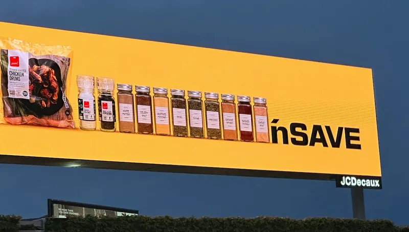 A Pak'nSave billboard in Ponsonby.