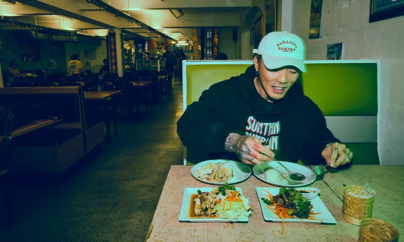 Shane Liu at Chom Na Thai Food. 