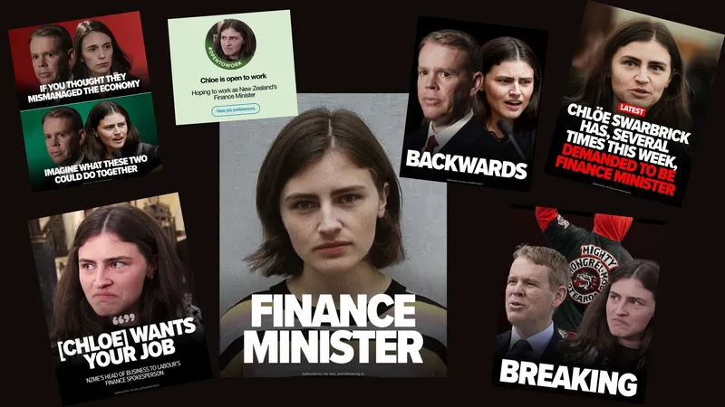 National Party campaign ads targeting Swarbrick.